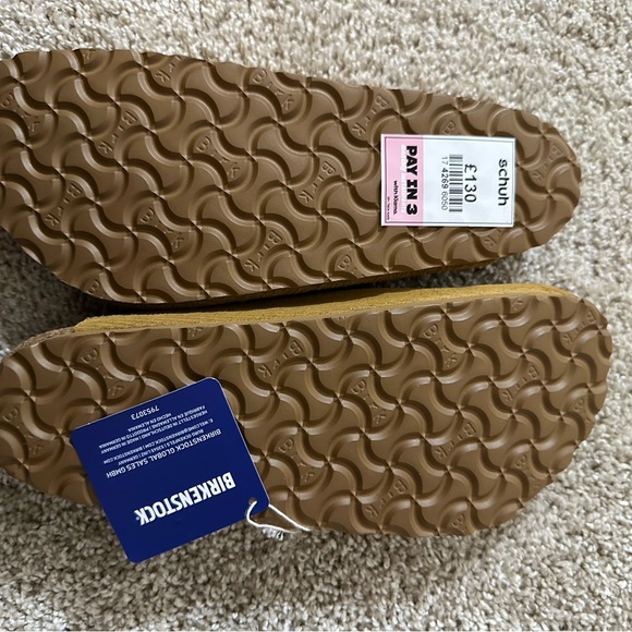 Birkenstock Boston Corduroy Clogs in Mustard Yellow - Picture 3 of 3